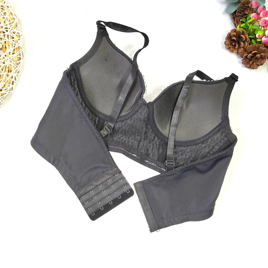 Yushutiff Perlen Perlen Frauen Korsett BH abgeschnitten weibliche Damen Nachtclub Bustier Crop Top