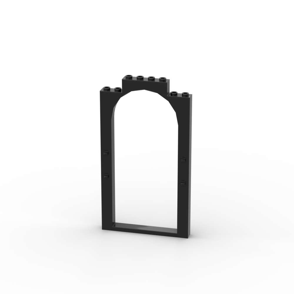 Non-Toxic Moc 1Pcs 33227 Door Frame 1X8X12 Arched Building Block Set Castle House Gate Bricks Part Compatible Particle Toy Children Gifts