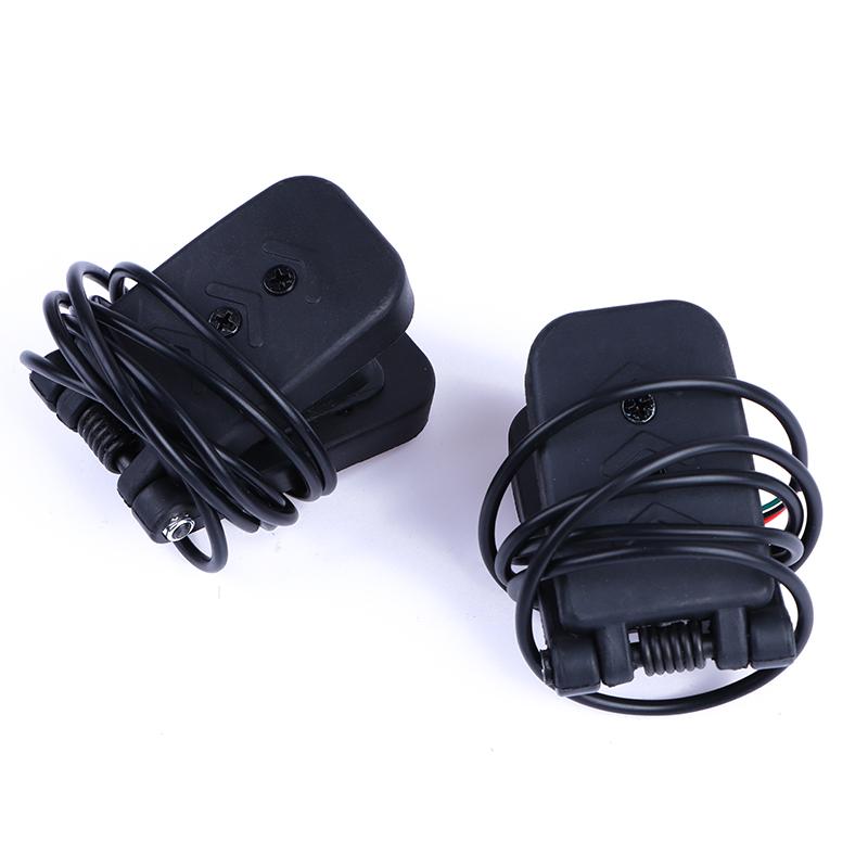 Piezas de Barco de Plástico Negro Universal Accesorio Acelerador de Triciclo Eléctrico Pedal de Gas Control de Velocidad Aceleradores Freno de Pie