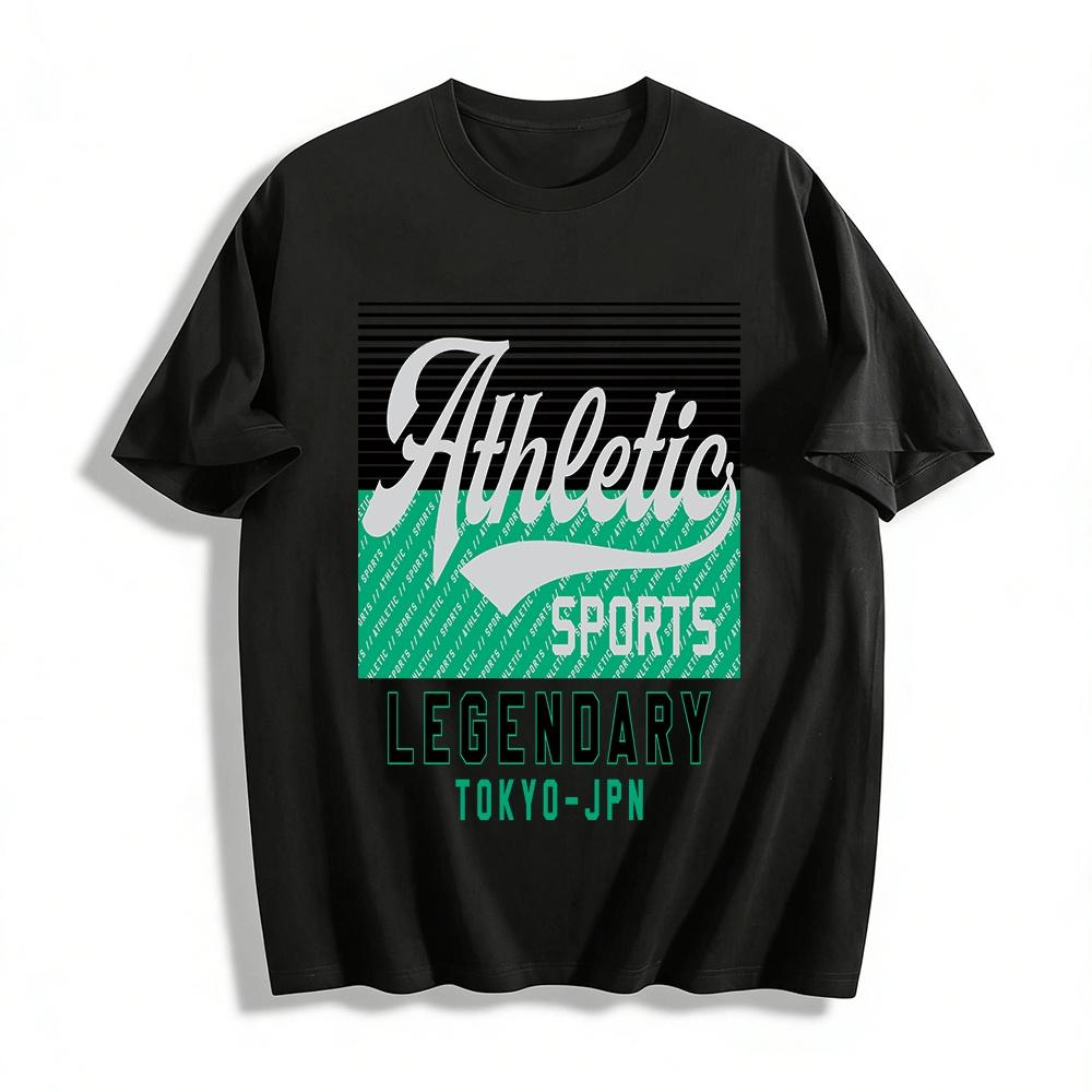 

Athletic Sports Legendary Tokyo Jpn Retro Casual Tee Pure cotton T-shirt XXS