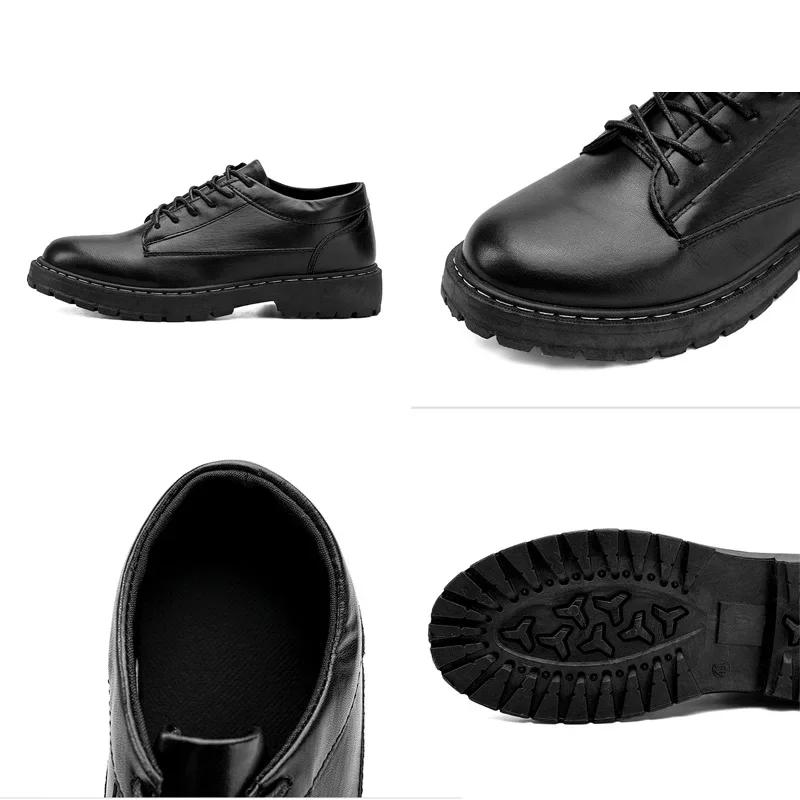 2025 Herren Leder Freizeitschuhe Komfort Schwarz Formelle Oxfords für Herren Abriebfeste Herren Büroschuhe Zapatos De Vestir Hombre