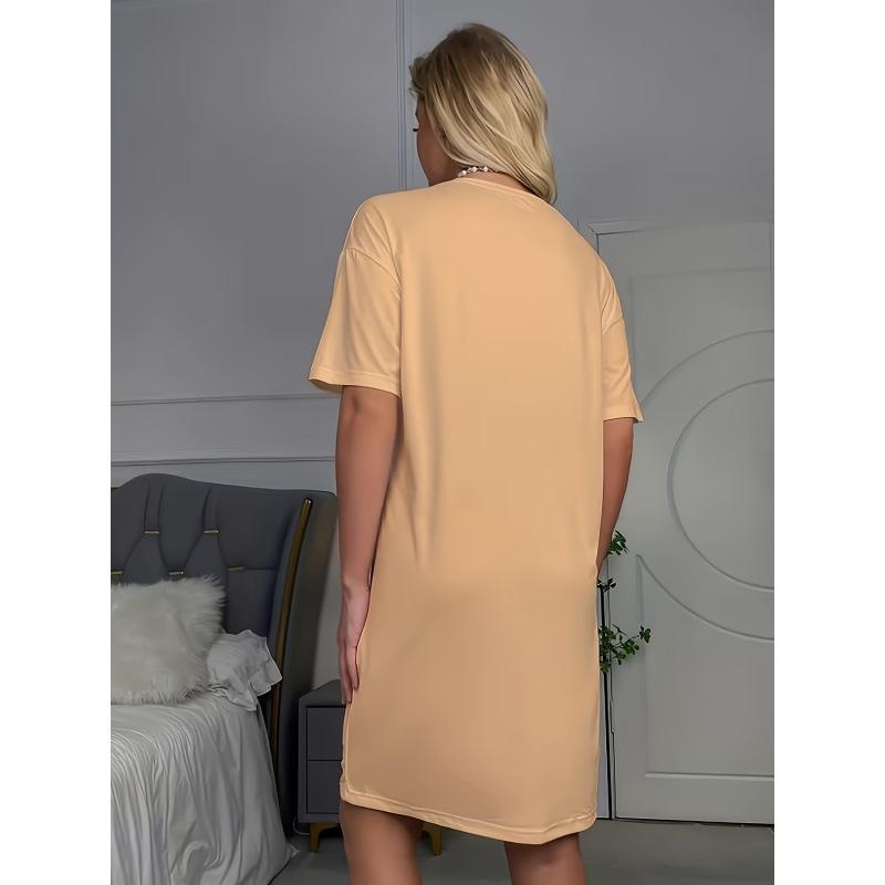 3D Print Dress 2026 Women's Kapibara Printed Short Sleeve Large Size T-Shirt Going Out & Home Wear Ladies Pajamas