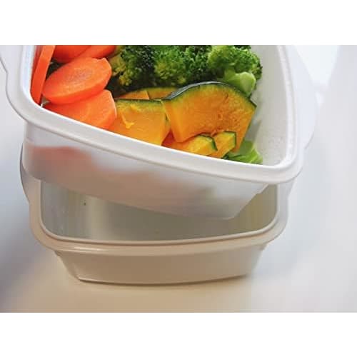 NACHBAR CLOWN Mikrowellenkocher für Warme und Gedämpfte Gemüse [Machen Sie Warme und Gedämpfte Gemüse in der Mikrowelle] Zeitsparender Kocher, Kochgeschirr, Perf