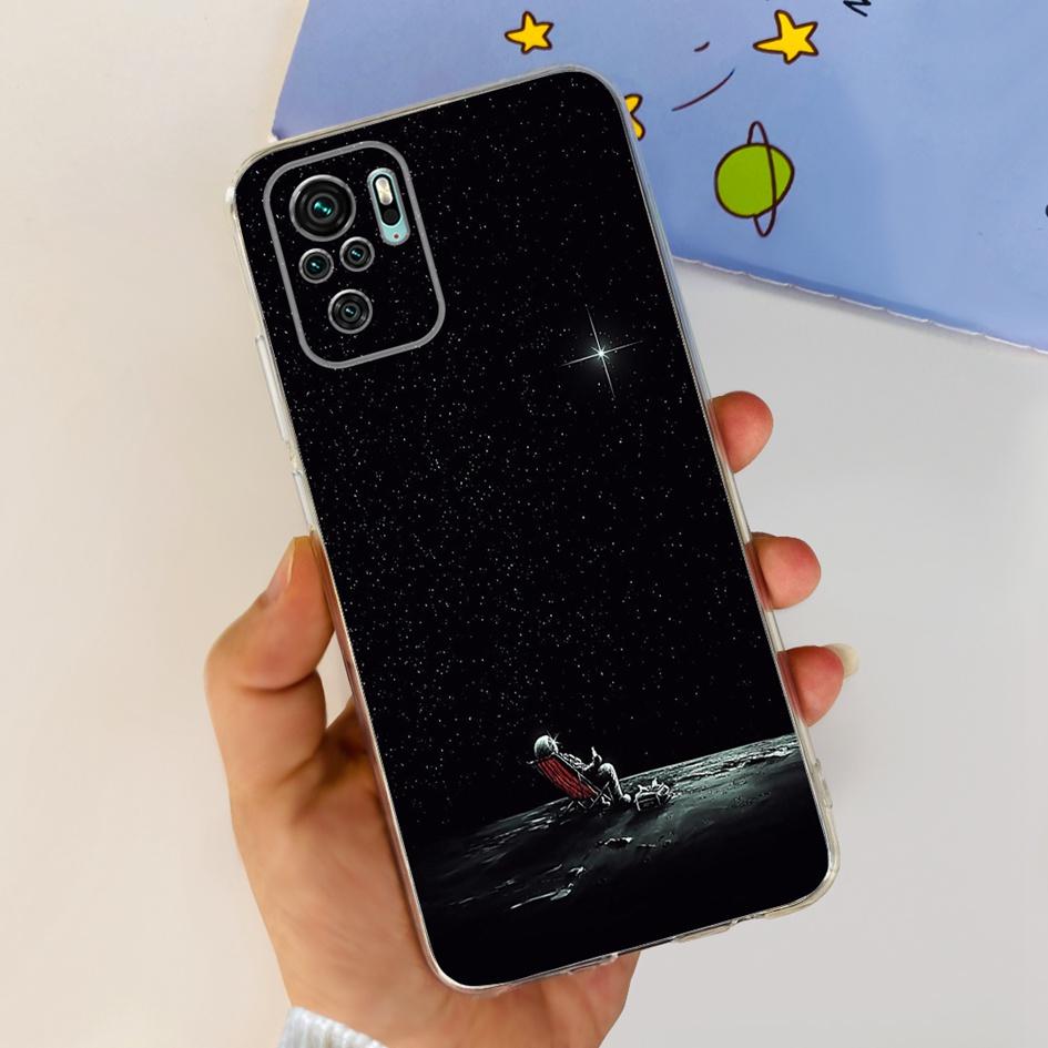 For Xiaomi Redmi Note 10 Pro Max Case Cute Fashion Butterfly Marble Soft Silicone Cover on Redmi Note 10S Note 10 S Note10 Funda