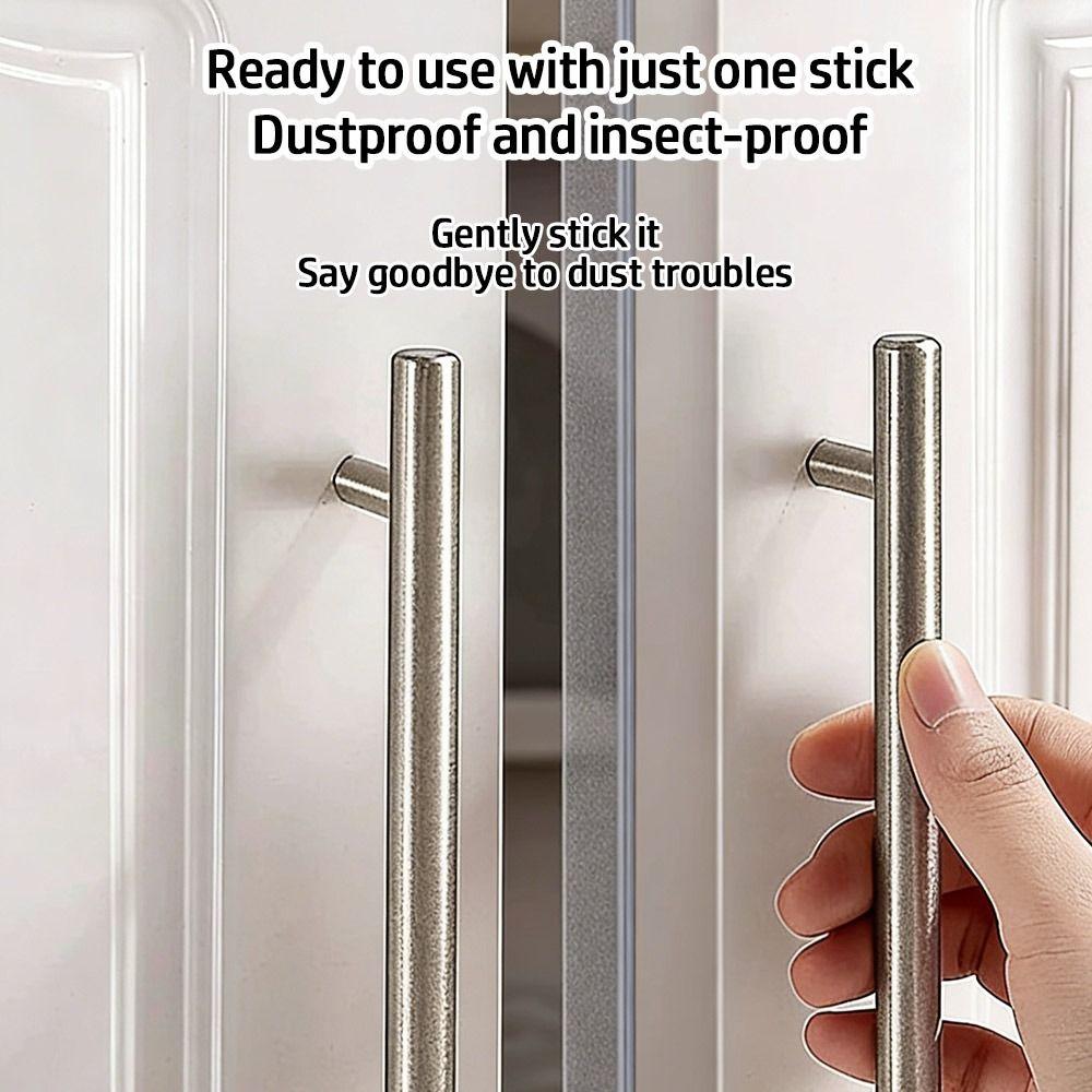 New Self-Adhesive Cabinet Door Dust Strips 2.8M TPE Seal Strip Wardrobe Seal Moisture-proof