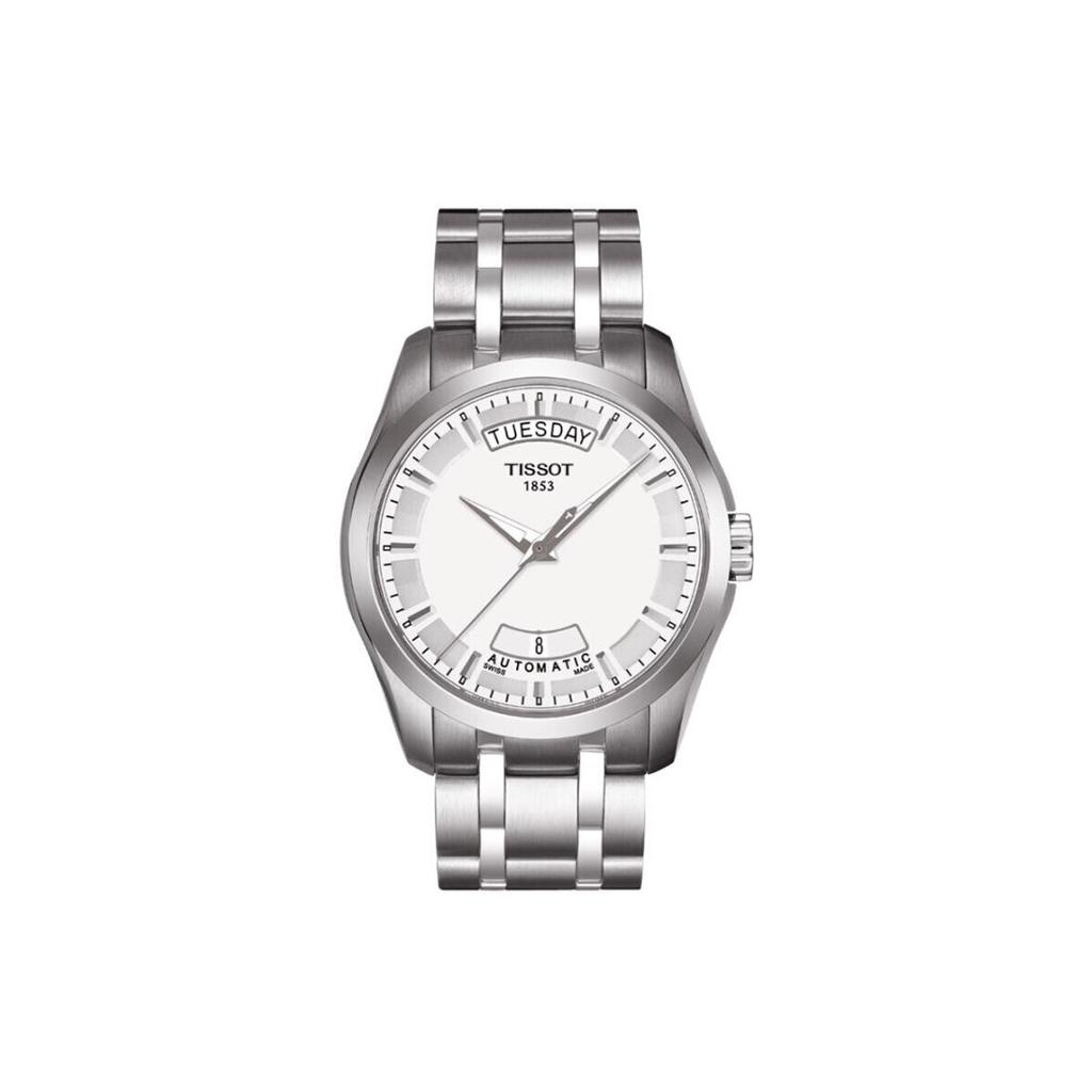 TISSOT Kutu Collection Automatic Mechanical Movement 100m Water Resistance Men's Watches Watch 39mm White Dial T035.407.11.031.00