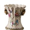 Ceramic Flower Vase European American Retro Ice Cracked Tabletop Ornament for TV Cabinet Dining Table Shelf Entrance Desk