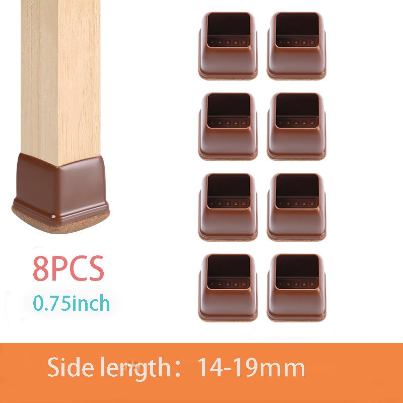 

Чехлы для защиты ножек стульев и столов Толстые резиновые войлочные накладки на дно мебели Защитные накладки на пол Колпачки для ножек Не царапаются Уменьшают шум