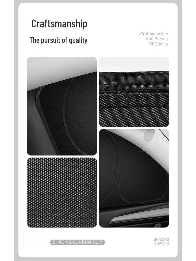 Xiaomi SU7/YU7 Car Window Sunshade for Privacy & Sun Protection