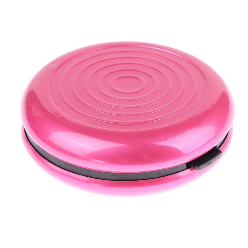 Round Usd/Euro Coin Dispenser Storage Coins Purse Wallet Holders Storage Box