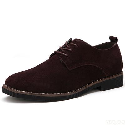 Fashion Plus Size 38-48 Oxford Men Shoes PU Suede Leather Spring Autumn Casual Men Leather Shoes Male Dress Shoes