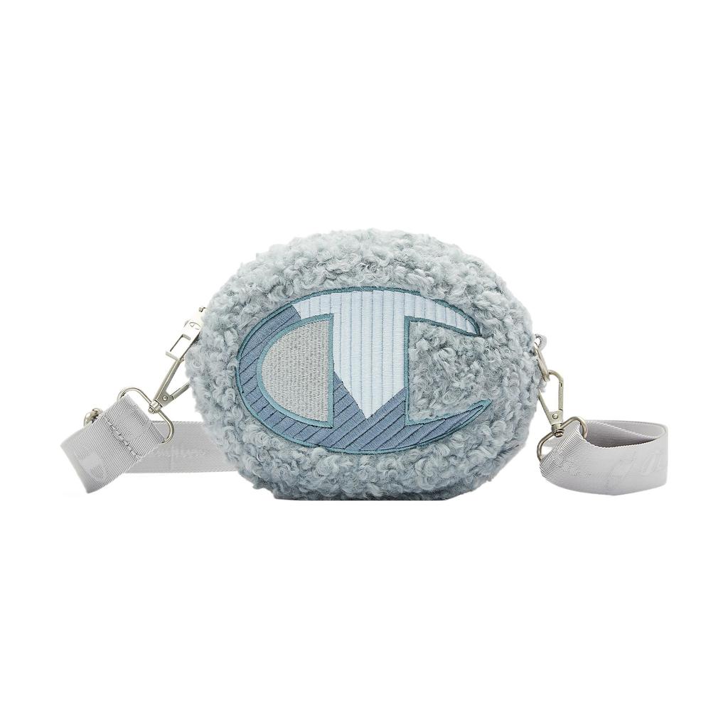 Champion Furry Series Cute Big C-Logo Color Block Trendy Versatile Fabric Mini Shoulder Bag Round Crossbody Bag Unisex Bags U3DACPU22