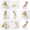Halloween Cat Skeleton Dog Owl Prop Animal Bones Party Shop Horror Decoration
