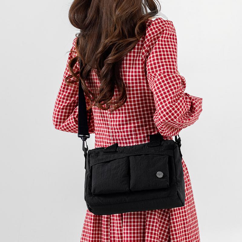 Damen Pendler Umhängetasche Unifarbene Crossbody Tasche