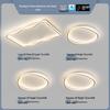 Smart Voice-Controlled Modern Ceiling Light Set for Living Room