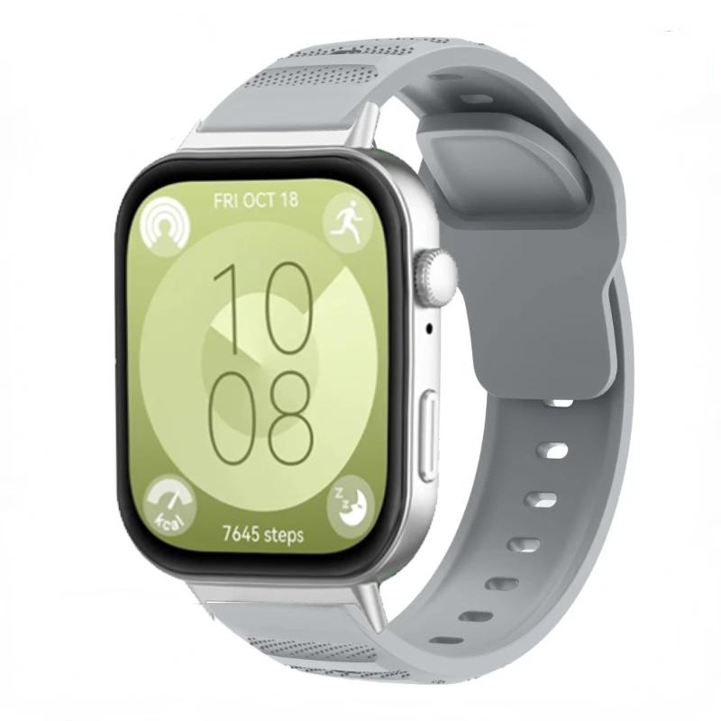 Silicone Strap For Huawei Watch Fit 3 Smartwatch Soft Breathable Bracelet Wristband for Huawei Watch Fit 3 Replacement Correa