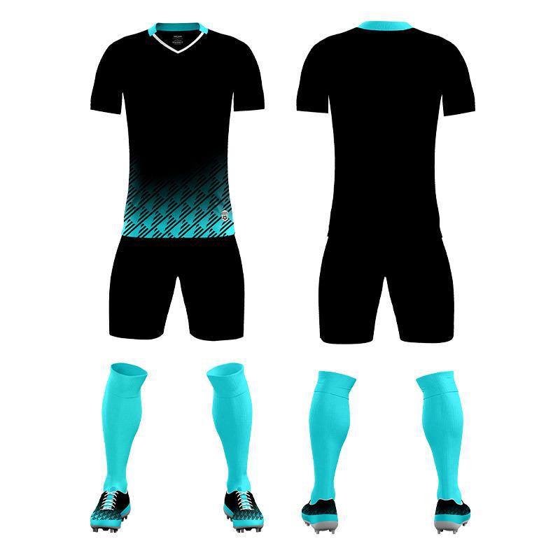 Children'S Football Uniform Set, Male And Female Adult Sports Training Clothing, Short Sleeve Middle Football Uniform
