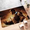 Tappetino da Bagno Videogioco G-Gears Of W-War Decorazione Stanza Bambini Camera da Letto Balcone Tappetino Antiscivolo Soggiorno Area Comodino Tappeti