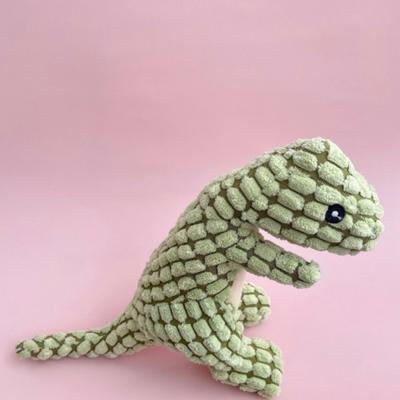 Dinosaur Squeak Doll Puppy Squeak Doll Dog Toy Dog Plush Toy Dog Toy L Size 1, Green