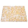 Round Tablecloth PVC Gold Stamping Waterproof Oil Proof Stain Resistant Wipeable Decorative Table