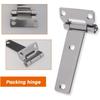  2 Piece T-Container Hitch Highly Polished Solid Forged 304 Stainless Steel T-Hitch 135x58mm For Trucks Vans RVs Trailers Accessories