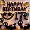 Happy Birthday Balloon Banner Party 16 Inch 3D Aluminum Foil Inflatable Letter kit set Banner Balloons Birthday Party Decorations Supplies Party