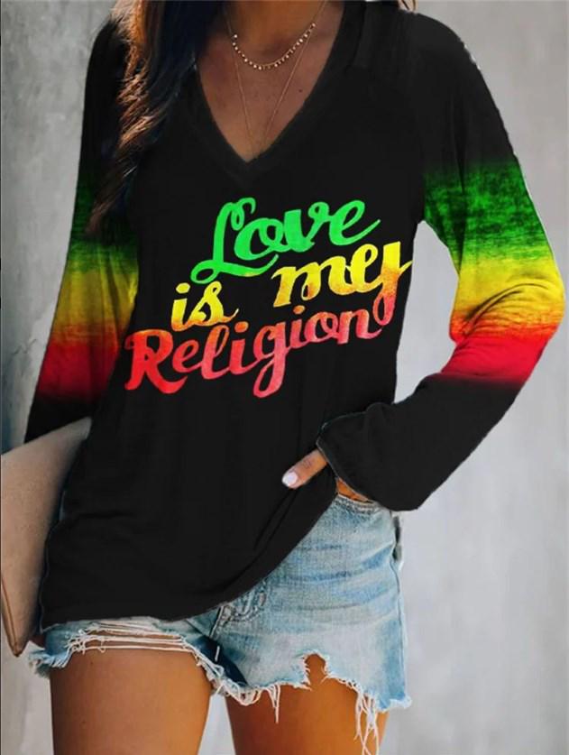 2024 Women's V-Neck NFL Team Long Sleeve T-Shirt with 3D Print Design