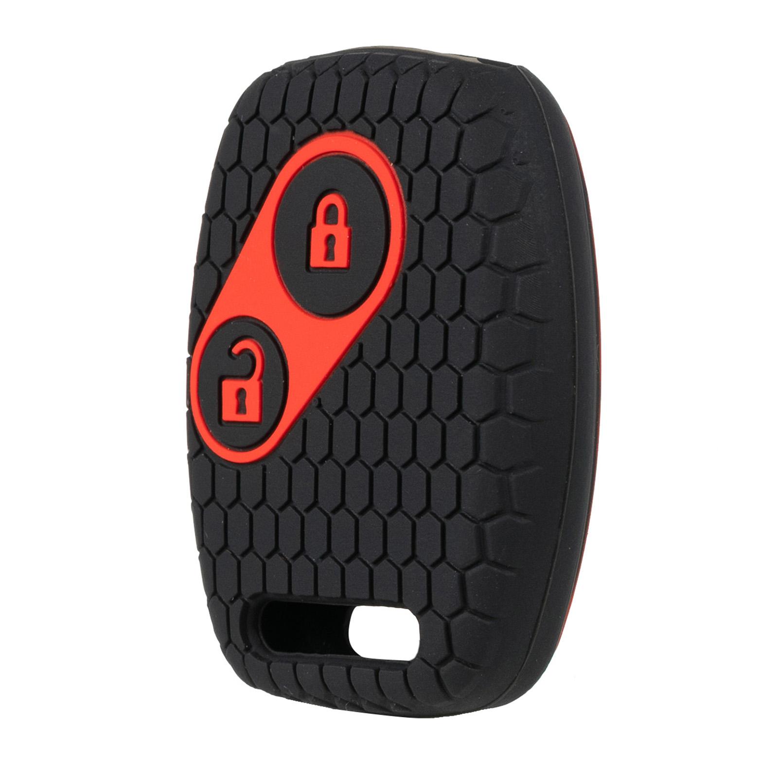 2 Custodie In Silice Per Chiave Honda Smart KR5V2X - Protezione Morbida Con Portachiavi E Cinturino, Compatibile Accord Civic CR-V Pilot - 3