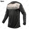 FASTHOUSE Camouflage Langarm Mountainbike Trikot Trail Riding Atmungsaktives Netz Radtrikot Herren