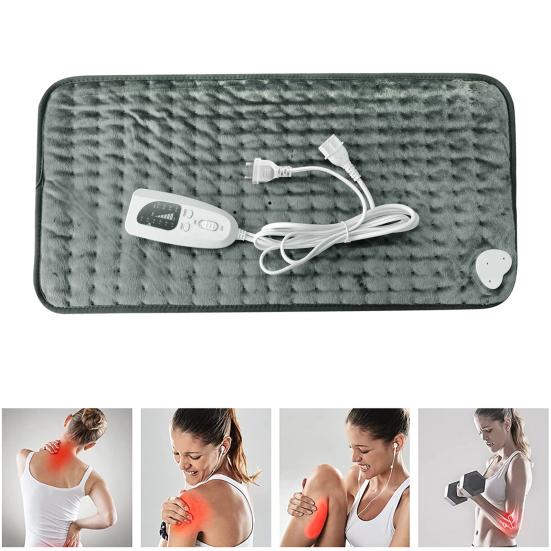 Electric Heating Pad with 6 Temperature Settings 4 Timer Modes Fast Heating Overheating Protection Auto Shut Off Heat Therapy Pad