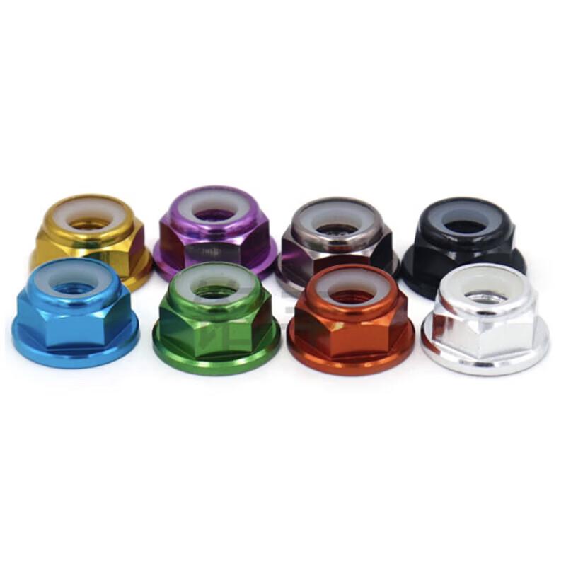 M5 Anodized Aluminum Drone Propeller Flange Nuts (50-Pack)