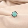 Green Amazonite Gemstone 925 Sterling Silver Jewelry Handmade Ring Gift For Wife RR-7-22