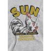 Sun Records Childrens/Kids Rockabilly Rooster Heather Hoodie