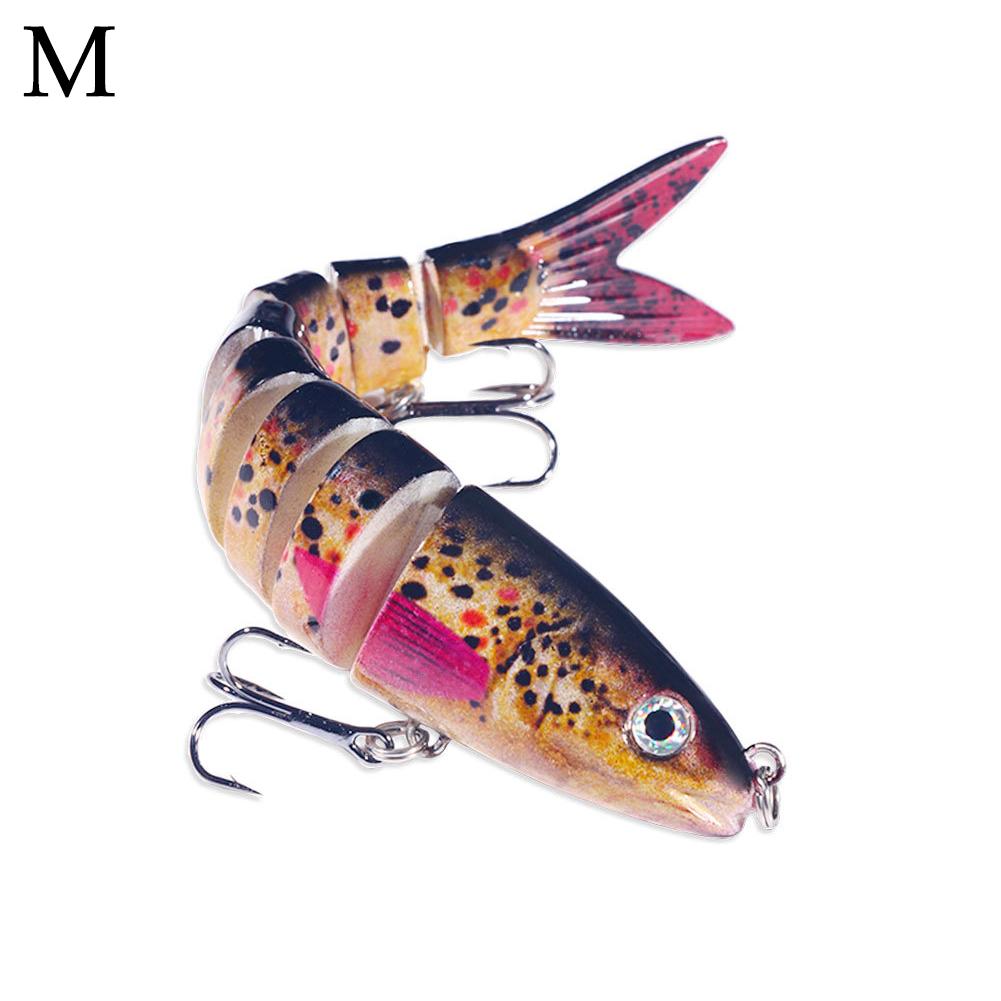 13.4cm 18.6g Wobblers Pike Fishing Lures Artificial Multi Jointed Sections Artificial Hard Bait Trolling Pike Carp Fishing Tools