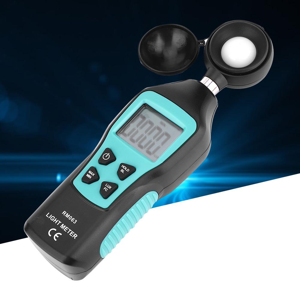 Portable RM063 High Accuracy Digital LCD Light Meter Luxmeter Illuminometer Photometer