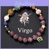 Star Sign Natural Stone Jewelry Handcrafted Steel Constellation Bracelet For Ladies