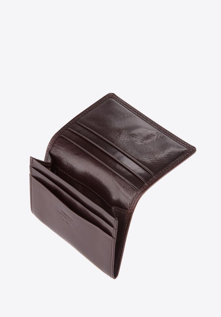 Porte-cartes de visite en cuir pour homme Wittchen avec monogramme Marron Cuir naturel