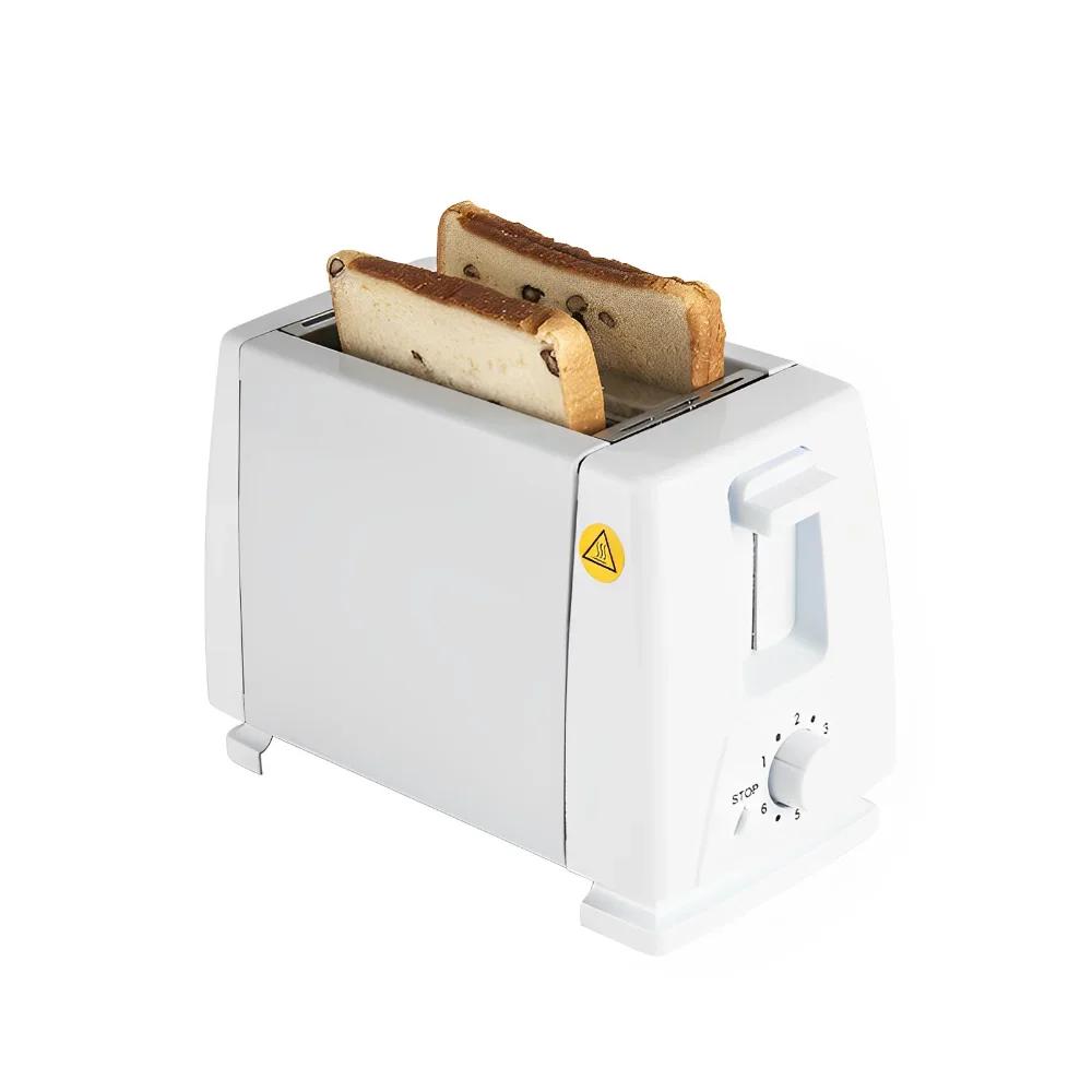 Toaster 1PC Edelstahl Toaster Ofen Doppelseitiges Backen Beheizter Toast Sandwich Home Automatische Frühstücksmaschine