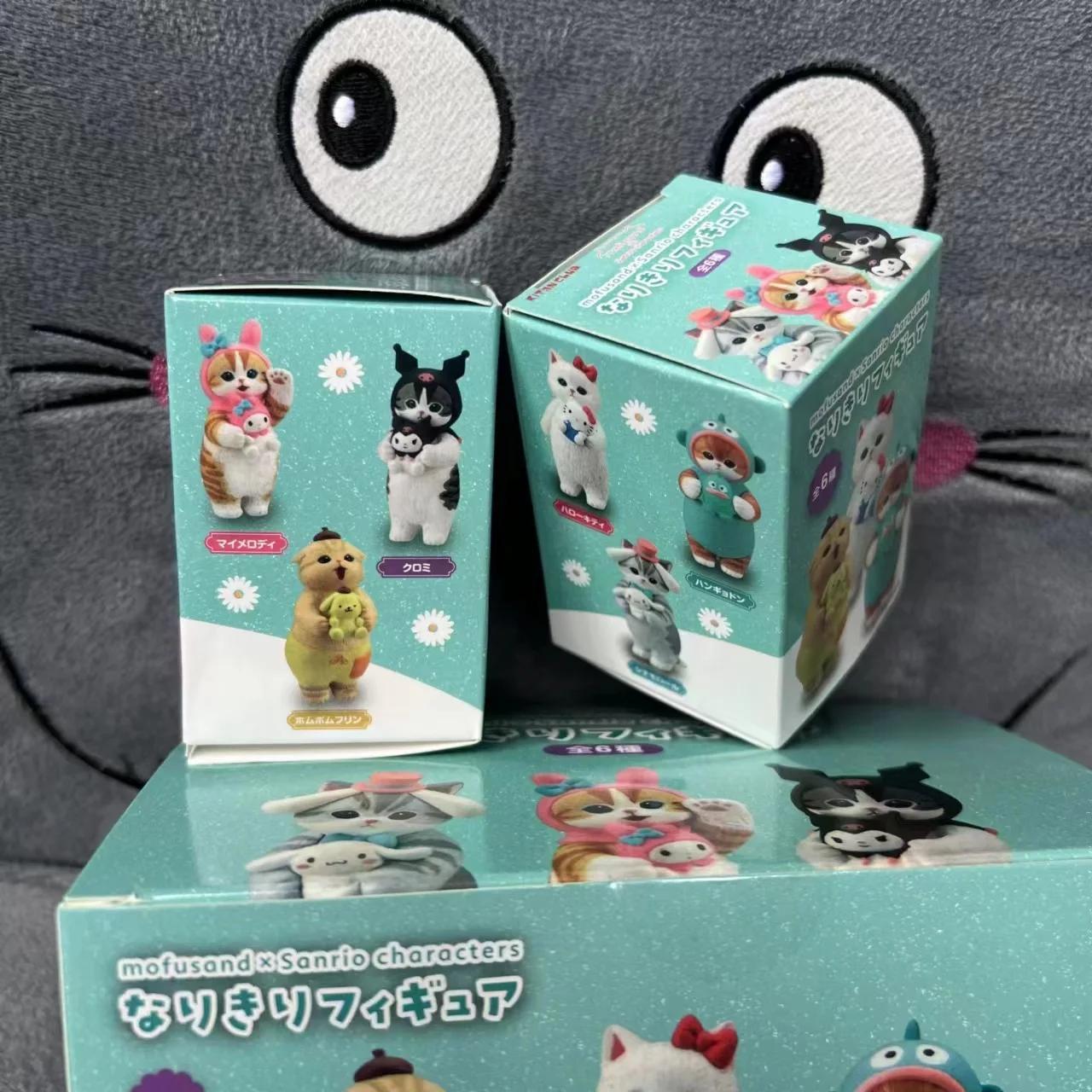 

Shark Cat Cos Kuromi Cinnamoroll My Melody Figure Figures Plaything Ornaments Dolls Fans Birthday Gifts Assorted 1Pcs