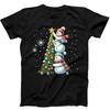 Arbre de Noël Bonhomme de Neige Mignon T-shirt Cadeau Drôle Noir 280