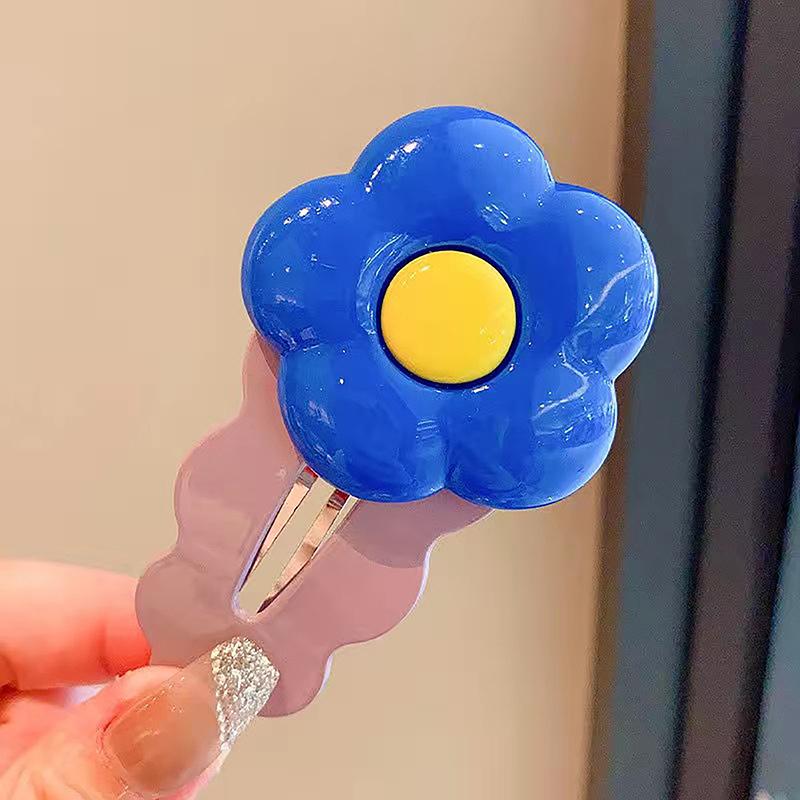 Girls Bangs Clip Korean Version Of The Baby Hair Accessories Flower Hair Clip