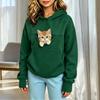 Felpa con Cappuccio per Bambina con Tasca per Animali, Carina Felpa Pullover per Bambini, Top Casual per Scuola e Gioco