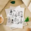Christmas Series Clear Stamps Vintage Silicone Seals for DIY Scrapbooking Card Making Embossing Decoration Rubber Stamps