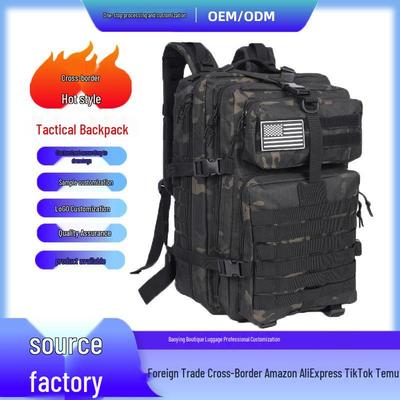 Outdoor Tactical Camouflage Waterproof Hiking Backpack, 45L