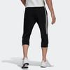 Adidas 3-Stripes Lift Techfit 3/4 Training Pants Men Bottoms Black GT4493