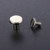10sets Hats Shoes decoration nail Scrapbooking Garment Brass Cloth Button screw Nail Rivets
