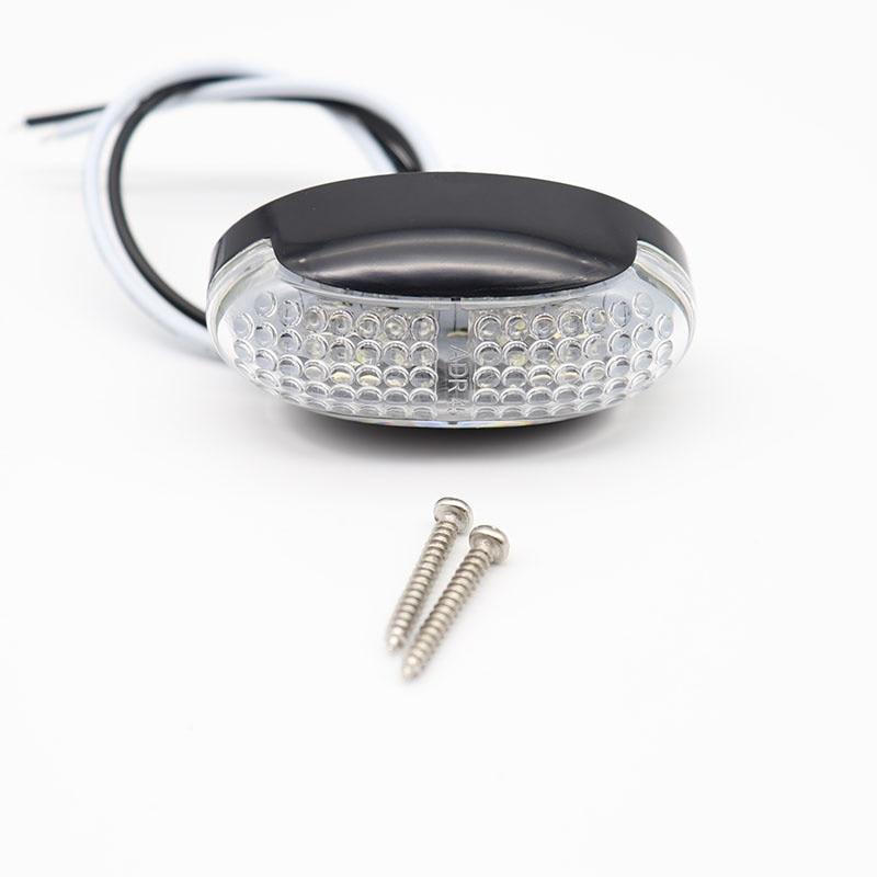 4LED 12V/24V Car Trailer Truck Clear Side Marker Indicator Light Lorry Lamp Amber + Red /Red / Amber / White