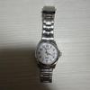 Used ORIENT SWIMMER 10BAR Watch Quartz White Dial Genuine Belt