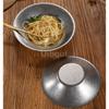 Vintage Stainless Steel Pasta Plate Korean Salad Bowl Crayfish Plate Golden Western Dining Plate Ramen Mixed Noodle Bowl Platos