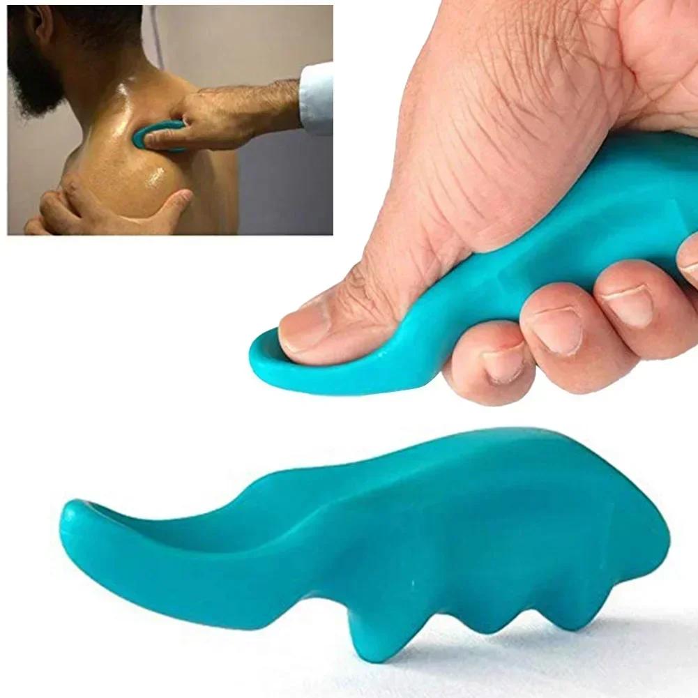 T-shaped Acupoint Massager Thumb Finger Press Trigger Point Handheld Physical Therapy Tools Body Deep Tissue Relax Relief Pain